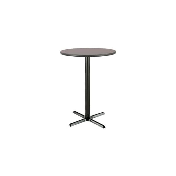 KFI 30" Round Bar Height Restaurant Table, Graphite